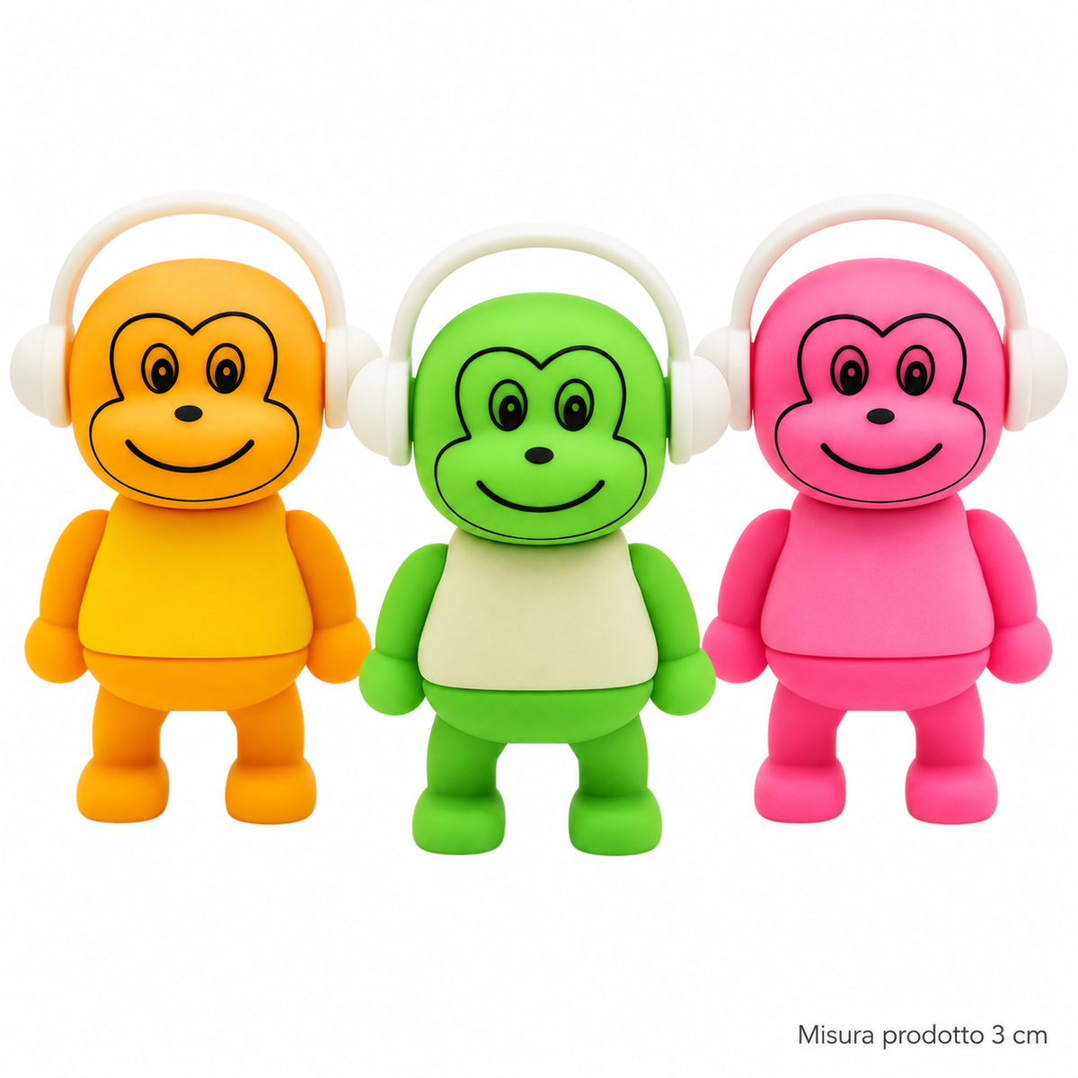 Gomma Scimmietta 3 cm – Sorprese per Uova di Pasqua e Gadget Bambini – immagine principale su sfondo bianco