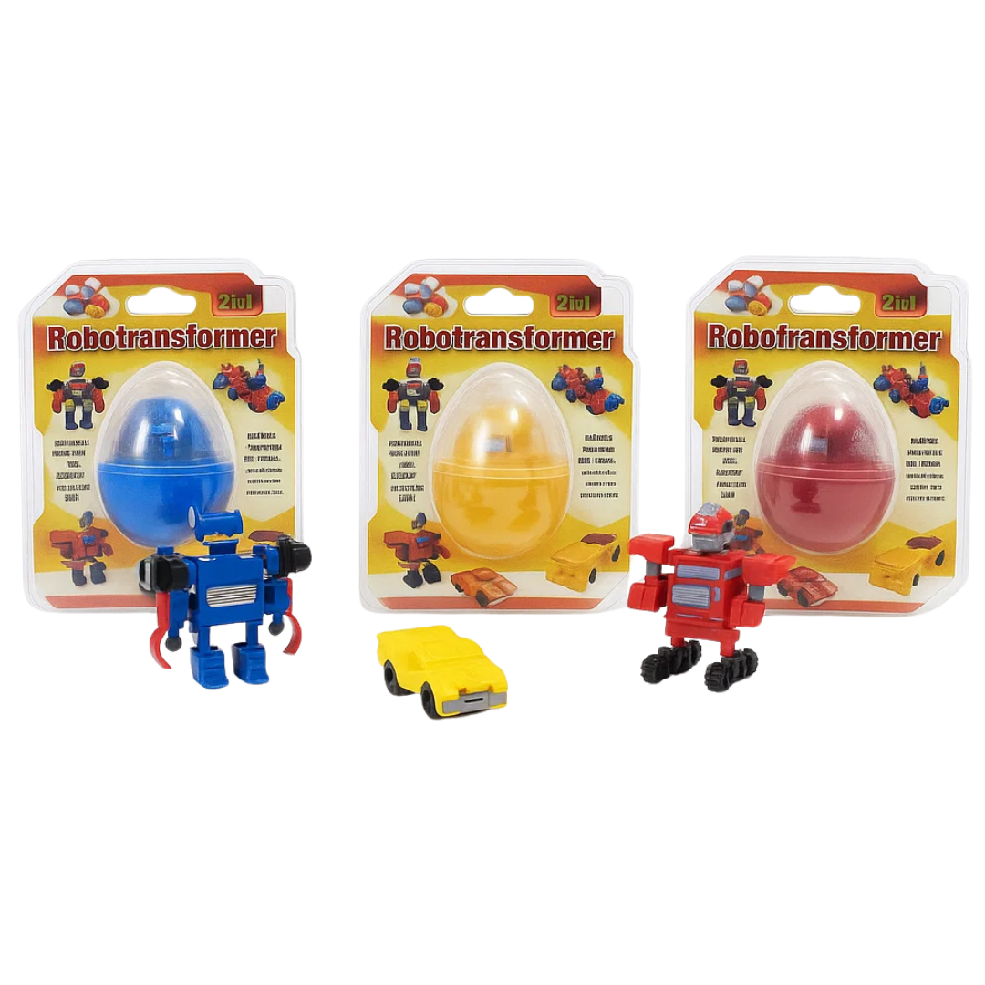 BLISTER ROBOTRASFORMERS IN OVETTO 3A. 18X13