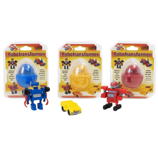 BLISTER ROBOTRASFORMERS IN OVETTO 3A. 18X13