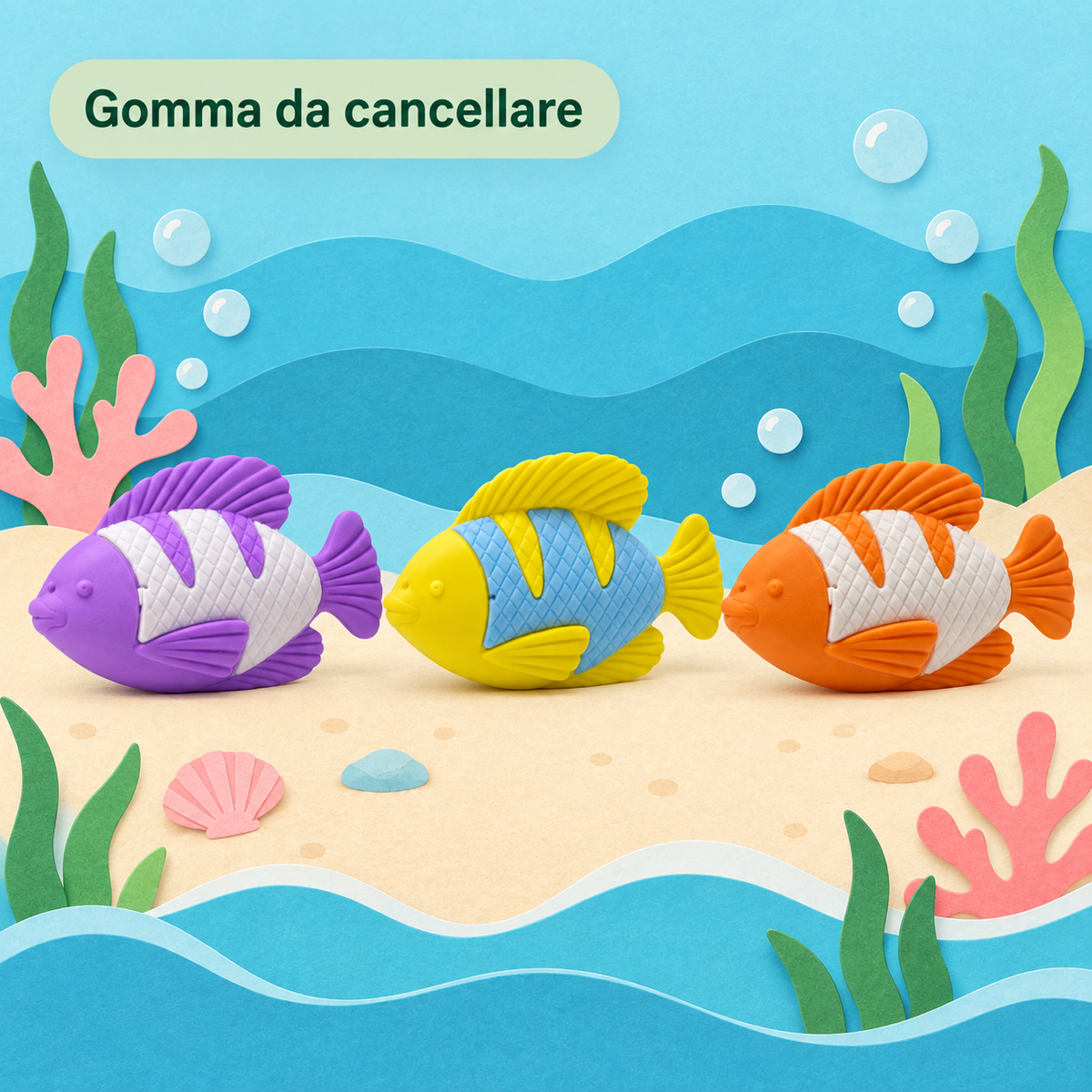 Gomma Animali del Mare – immagine ambientata