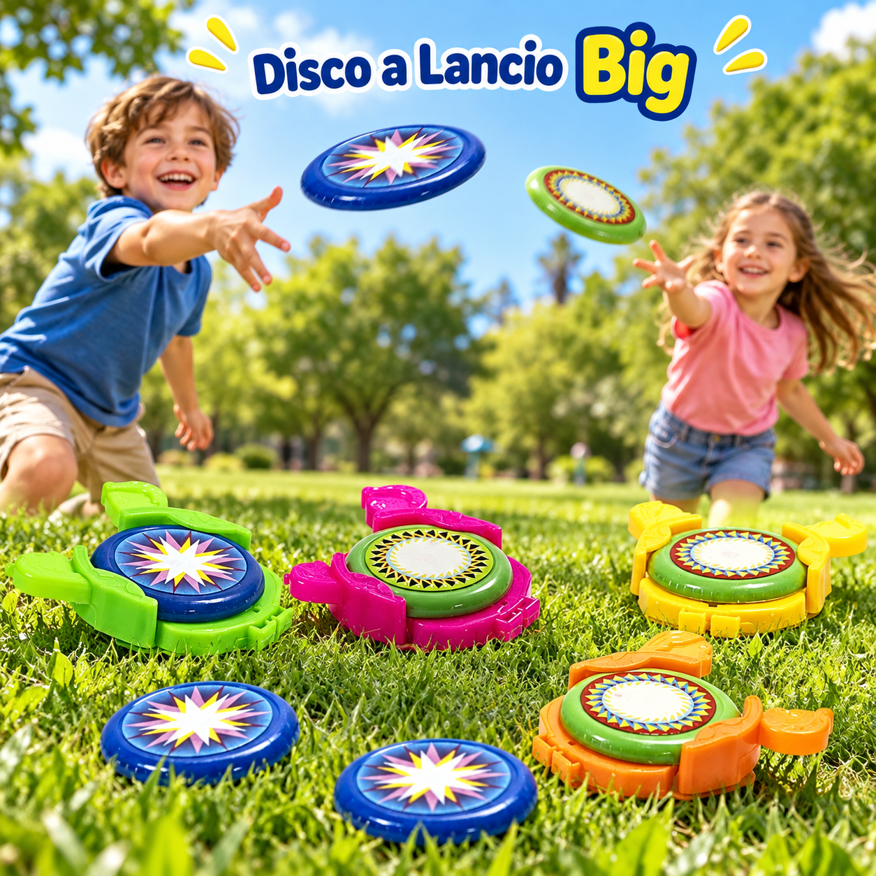 Disco a Lancio Big 6 cm – Sorprese per Uova di Pasqua – immagine ambientata
