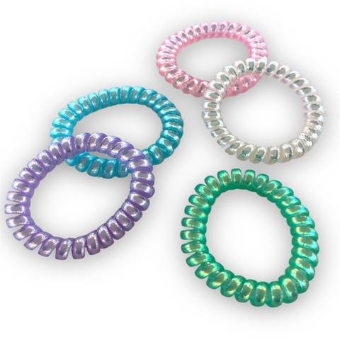 BRACCIALE ELASTICO CAPELLI SHINY VARI COLORI