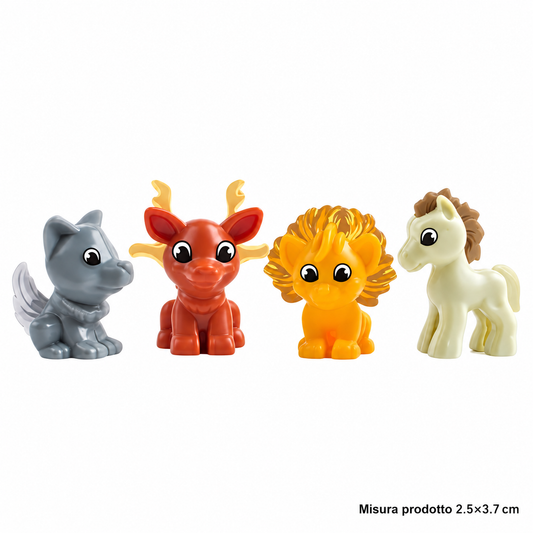Bussolotto Fantastici Animali Assortiti – Sorprese per Uova di Pasqua – immagine principale su sfondo bianco