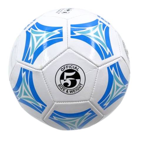 PALLONE PVC BIANCO AZZURRO 230GR SIZE 5