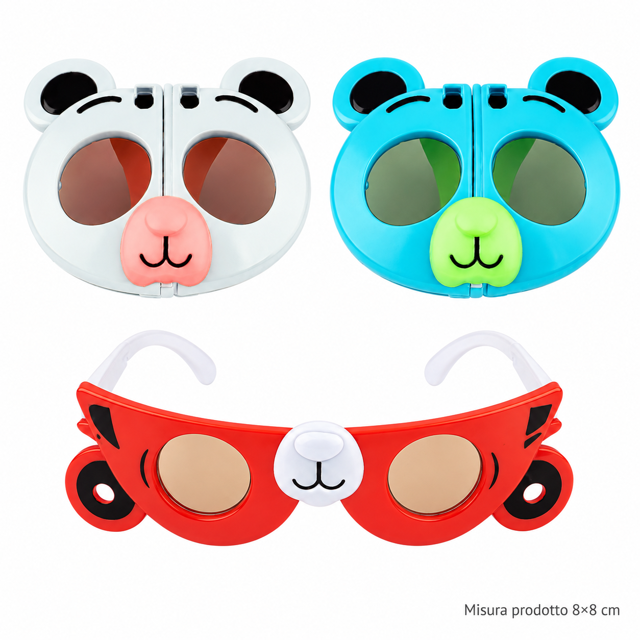 Occhiali Panda Assortiti – Sorprese per Uova di Pasqua – immagine principale su sfondo bianco