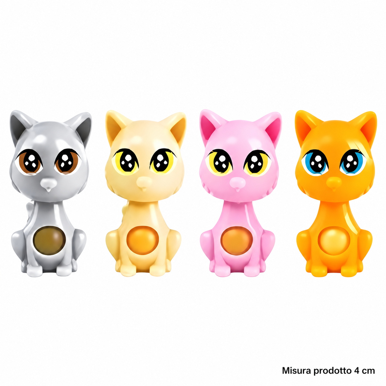 Bussolotto Cute Cats Assortiti – Sorprese per Uova di Pasqua – immagine principale su sfondo bianco