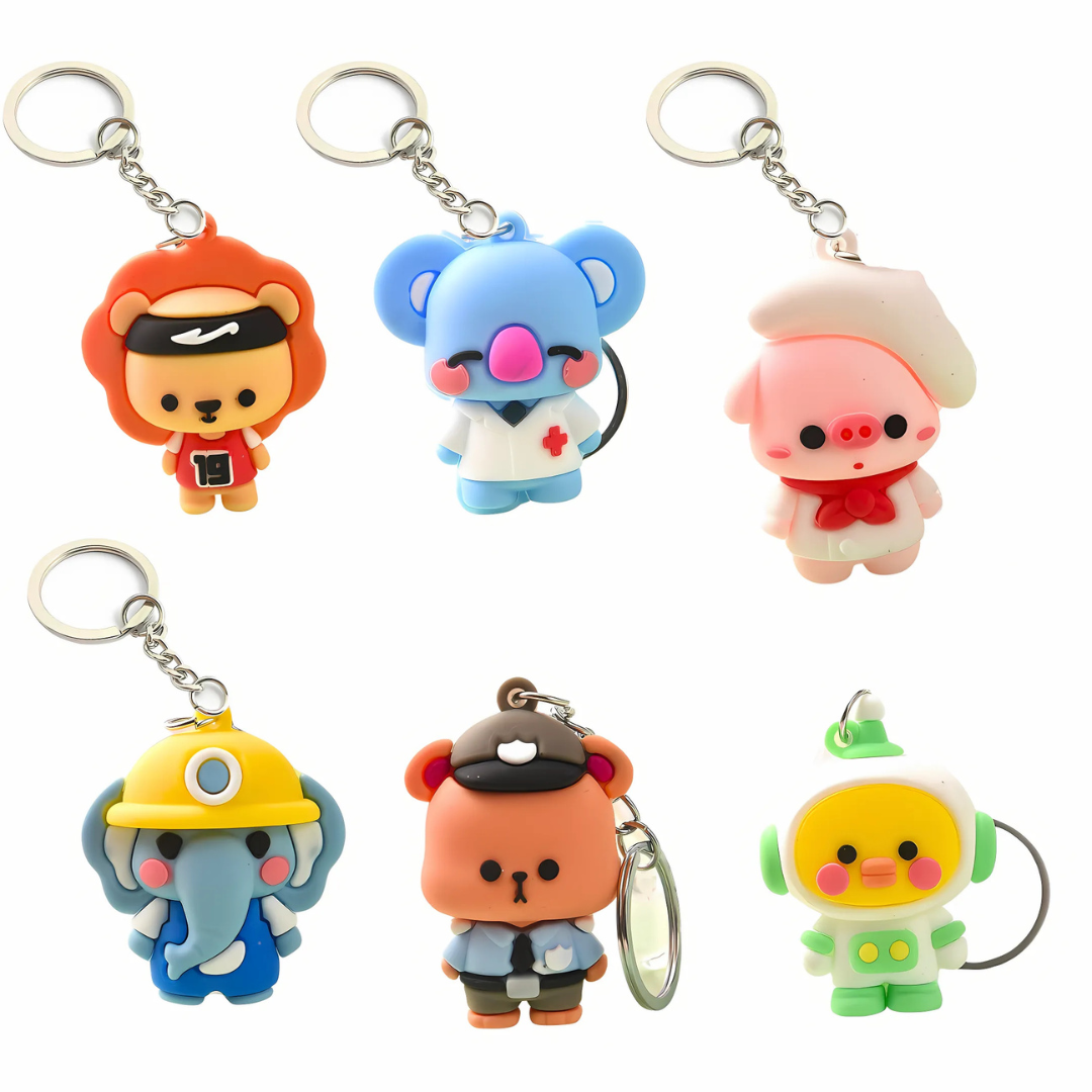 PORTACHIAVI SILICONE THE BUNGLERS 6X6CM