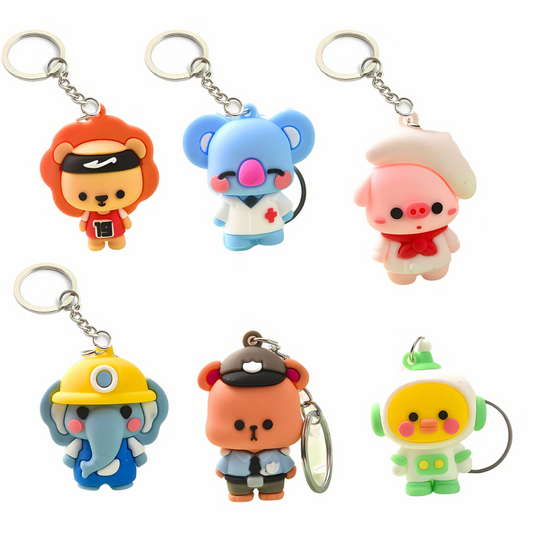 PORTACHIAVI SILICONE THE BUNGLERS 6X6CM