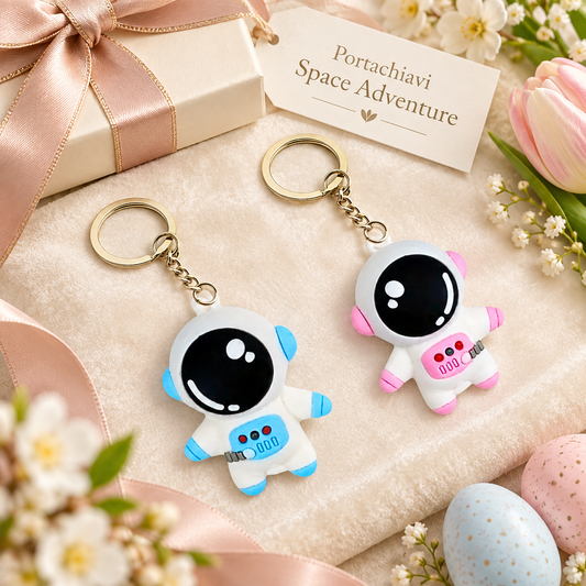 Portachiavi Silicone Space Adventure – Sorprese per Uova di Pasqua – immagine ambientata