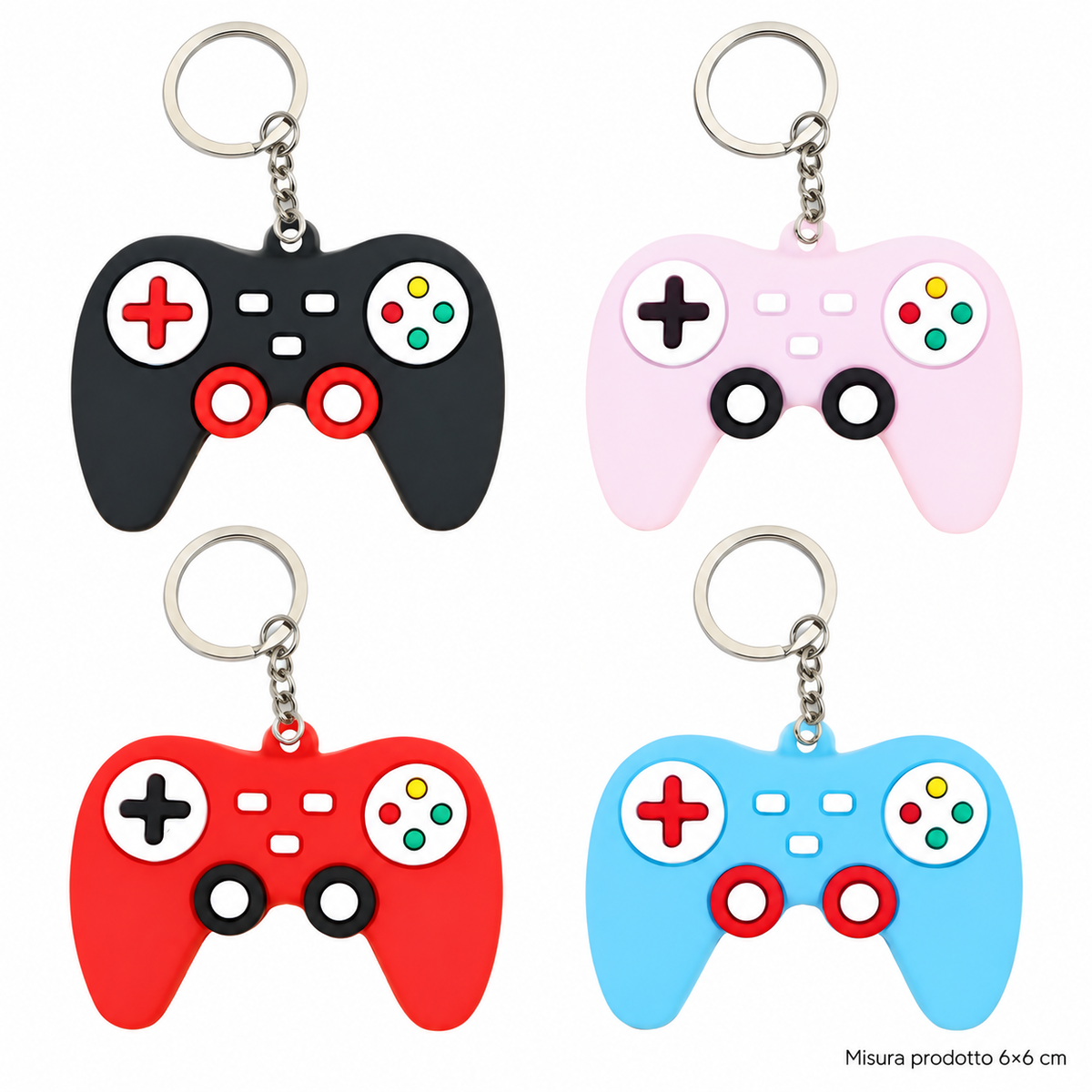Portachiavi Silicone Joypad – Sorprese per Uova di Pasqua – immagine principale su sfondo bianco