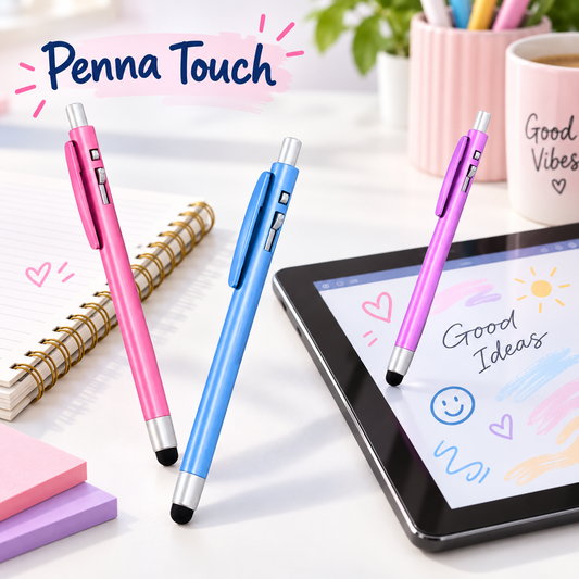 Penna Touch 10 cm (Rosa / Azzurra / Lilla) – Sorprese per Uova di Pasqua – immagine ambientata