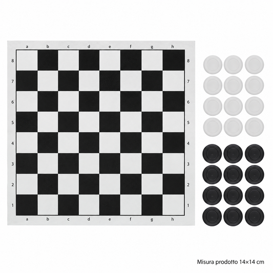 Gioco Dama Paper Board – Sorprese per Uova di Pasqua – immagine principale su sfondo bianco