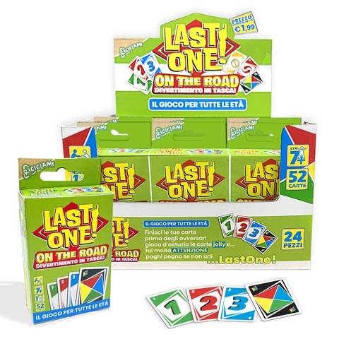 Carte da Gioco Last One da Viaggio - Sorpresa per Uova di Pasqua