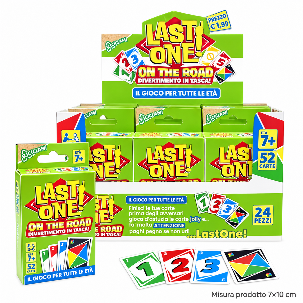 Carte da Gioco Last One da Viaggio - Sorpresa per Uova di Pasqua – immagine principale su sfondo bianco