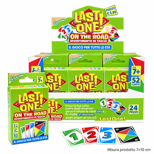 Carte da Gioco Last One da Viaggio - Sorpresa per Uova di Pasqua – immagine principale su sfondo bianco