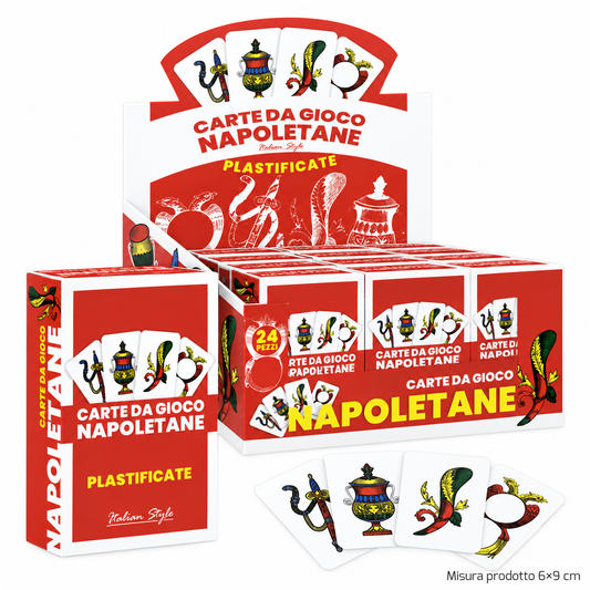 Carte da Gioco Napoletane - Sorprese per Uova di Pasqua – immagine principale su sfondo bianco