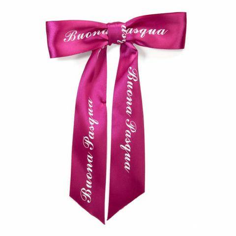 FIOCCO RASO BUONA PASQUA 20X5X28 FUCSIA