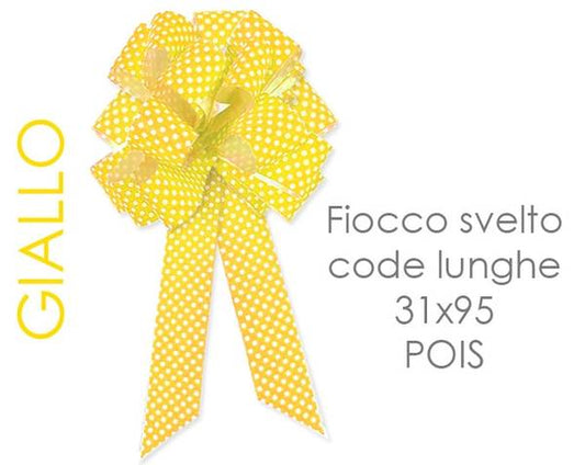 FIOCCO 31X150 POIS GIALLO CODE LUNGHE