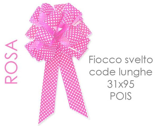 FIOCCO 31X150 POIS ROSA CODE LUNGHE