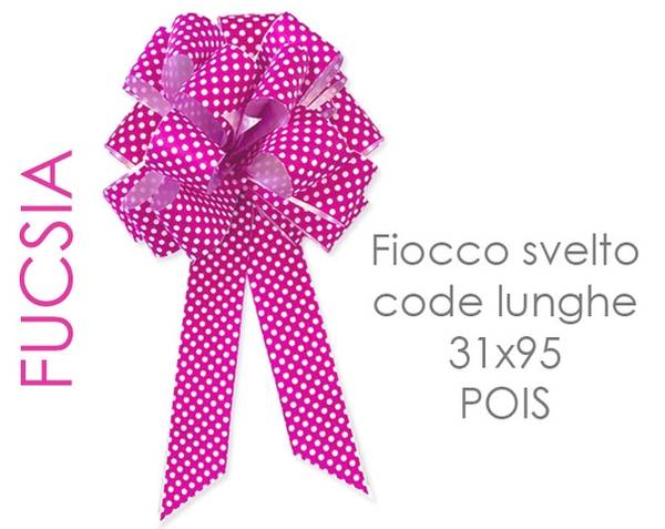 FIOCCO 31X150 POIS FUXIA CODE LUNGHE