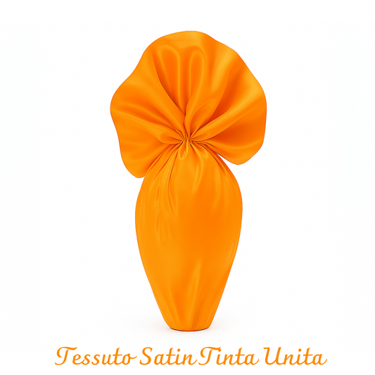 TESSUTO SATINATO ARANCIONE D.100