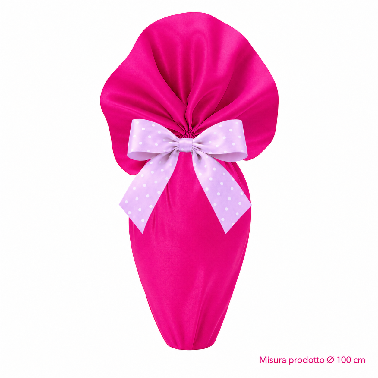 TESSUTO SATINATO FUXIA D.100 – immagine principale su sfondo bianco