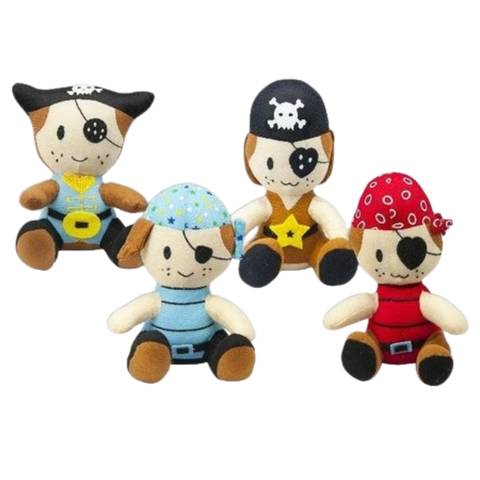 PELUCHE PIRATA 4 ASSORTITI CM.20