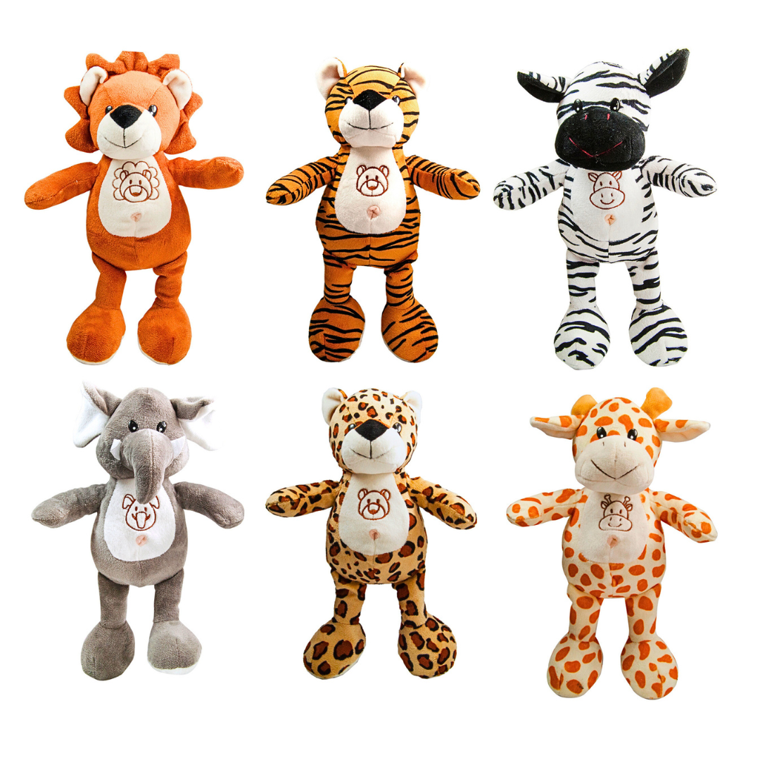 PELUCHE ANIMALI DELLA GIUNGLA CM.20