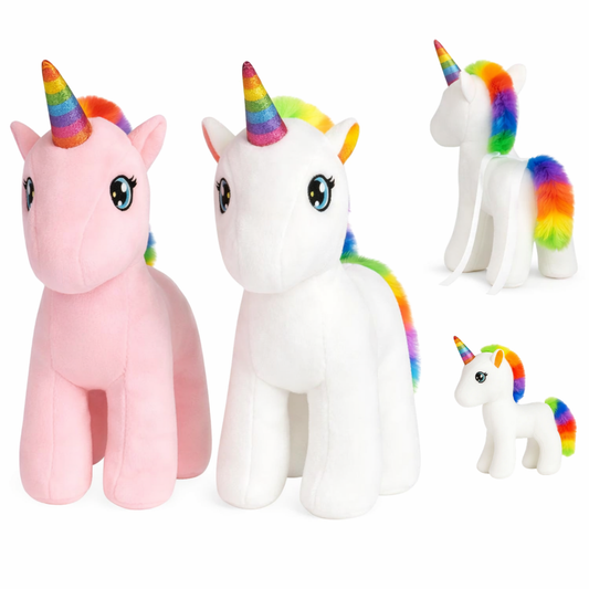 PELUCHE UNICORNO 18CM