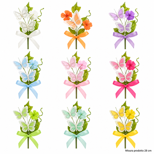 PICK BUTTERFLY  9 COLORI CM 28 – immagine principale su sfondo bianco