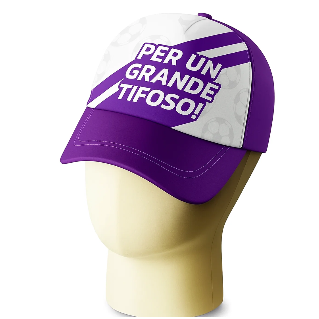 CAPPELLO C/VISIERA VIOLA