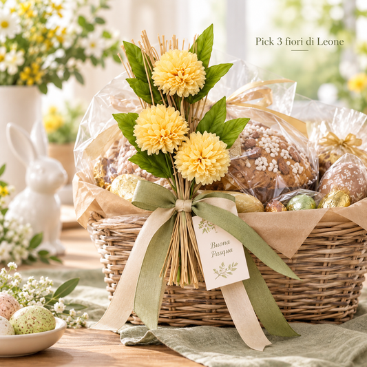 Pick 3 Fiori di Leone 9 Colori Cm 25 – immagine ambientata
