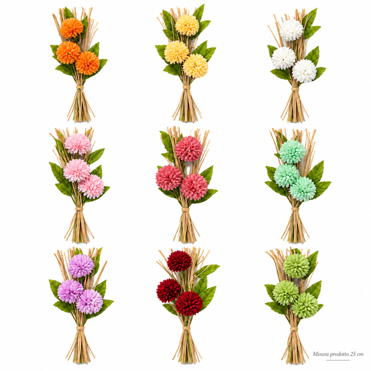 Pick 3 Fiori di Leone 9 Colori Cm 25 – immagine principale su sfondo bianco
