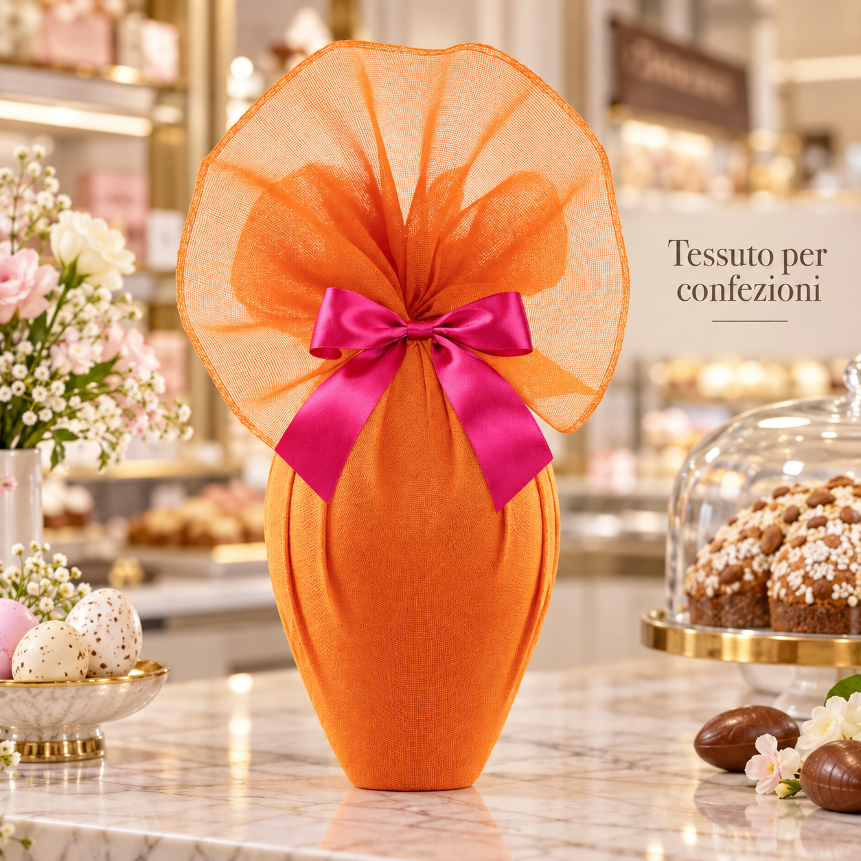 ELEGANCE JUTA D 100 ARANCIONE – immagine ambientata