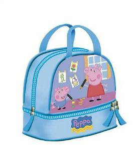 CESTINO PORTAMERENDA PEPPA PIG BLU