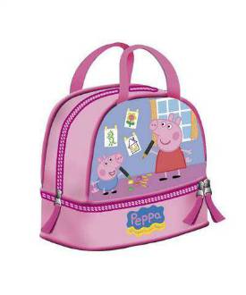 CESTINO PORTAMERENDA PEPPA PIG ROSA