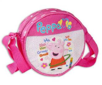 BORSETTA TONDA PEPPA PIG SATIN