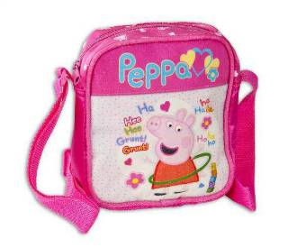 BORSETTA QUADRATA PEPPA PIG SATIN