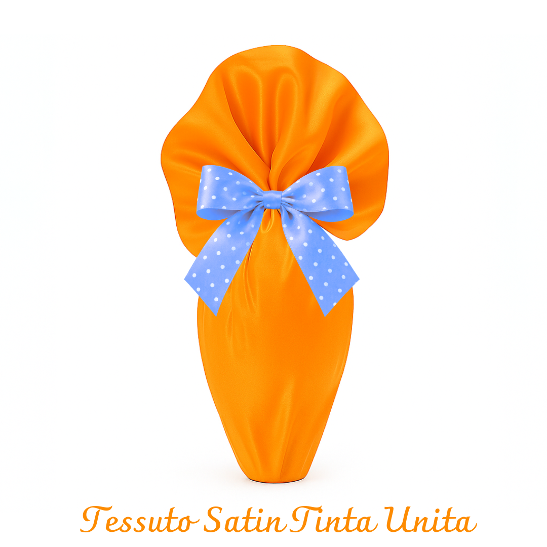 TESSUTO SATINATO ARANCIONE D.100