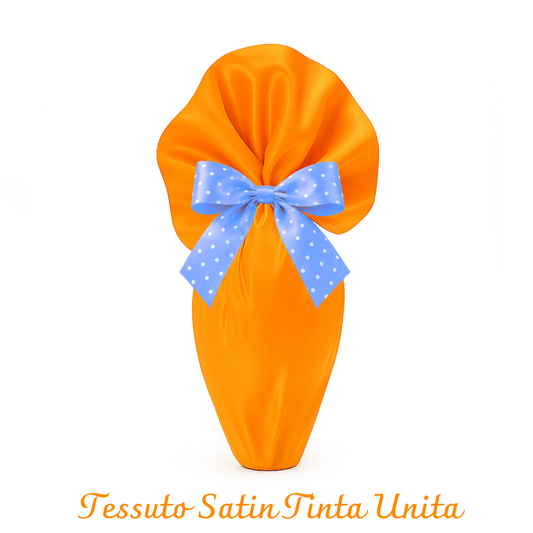 TESSUTO SATINATO ARANCIONE D.100