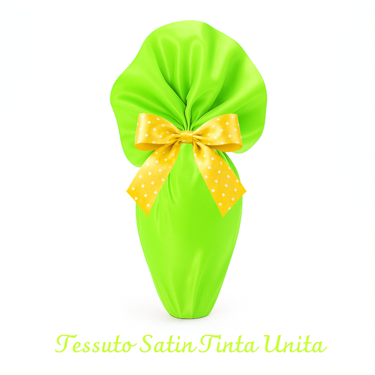 TESSUTO SATINATO VERDE D.100